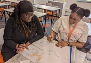 Discussing Creative Ideas Keona Hilles