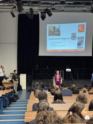 Gladesmore school assembly 25 3