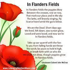 John mccrae in flanders fields